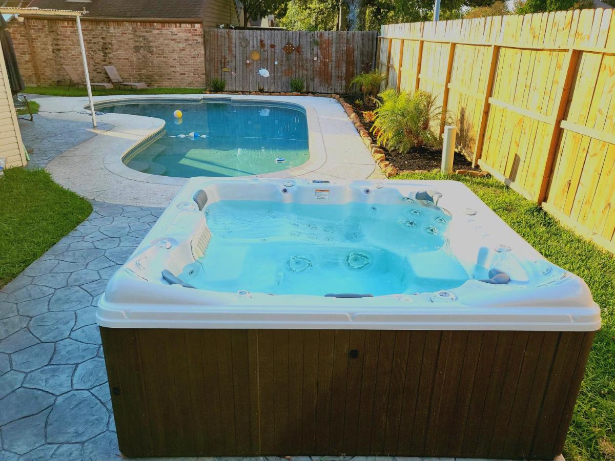 1976Houstongem Luminous Pvtpool & Hottub Dt20Mins For Lrg Families 6Beds 2Bath Villa ภายนอก รูปภาพ