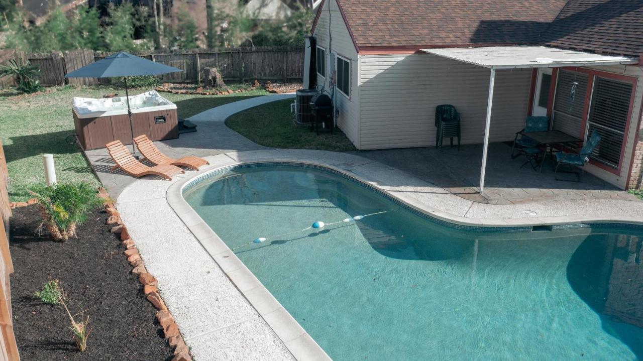 1976Houstongem Luminous Pvtpool & Hottub Dt20Mins For Lrg Families 6Beds 2Bath Villa ภายนอก รูปภาพ